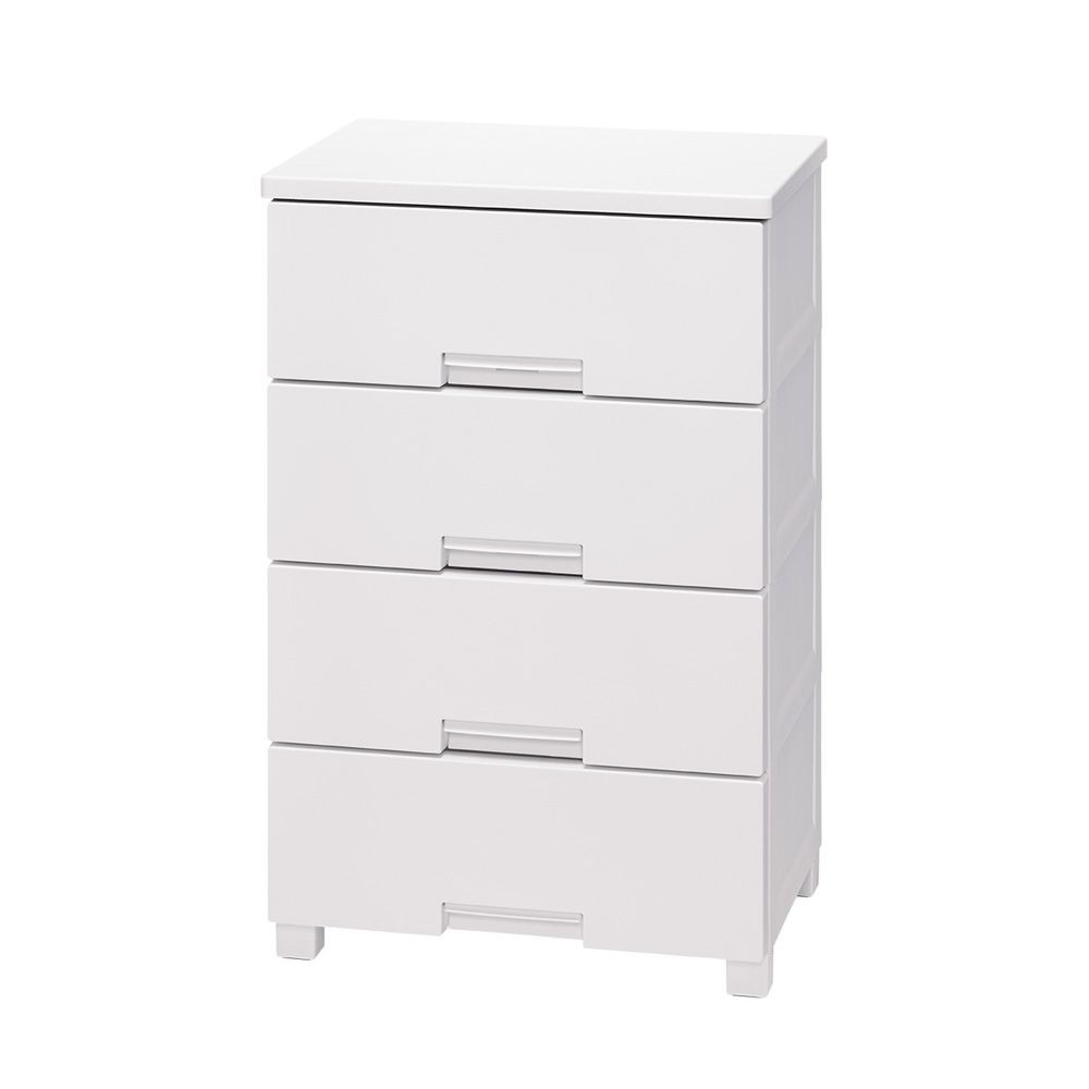 フィッツチェスト　５５０４　ホワイト, ホワイト, 4段　幅55cm