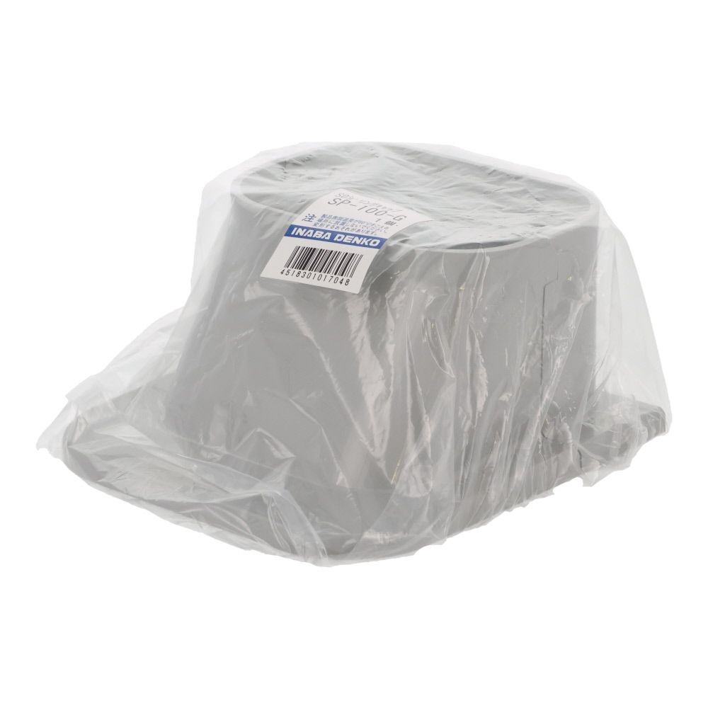 因幡電工 スリムダクトSD用 シーリングキャップ SP-100, グレー, 100用