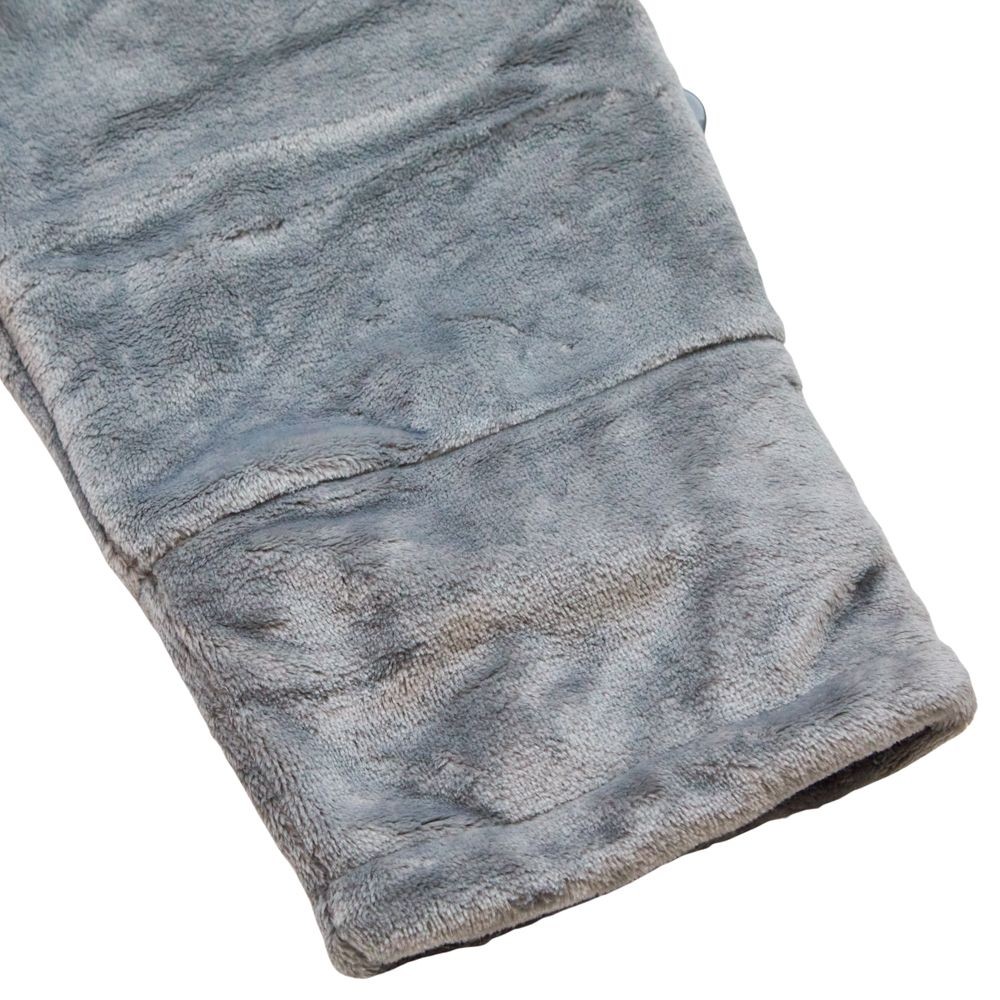 WIZ'A　ウィザ　衿付き着る毛布　ロング丈　グレー, グレー, フリーサイズ