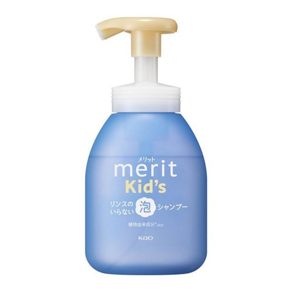 メリットキッズ　リンスのいらない泡シャンプー　ポンプ　３３０ｍｌ, ナチュラルフローラル, 330ml