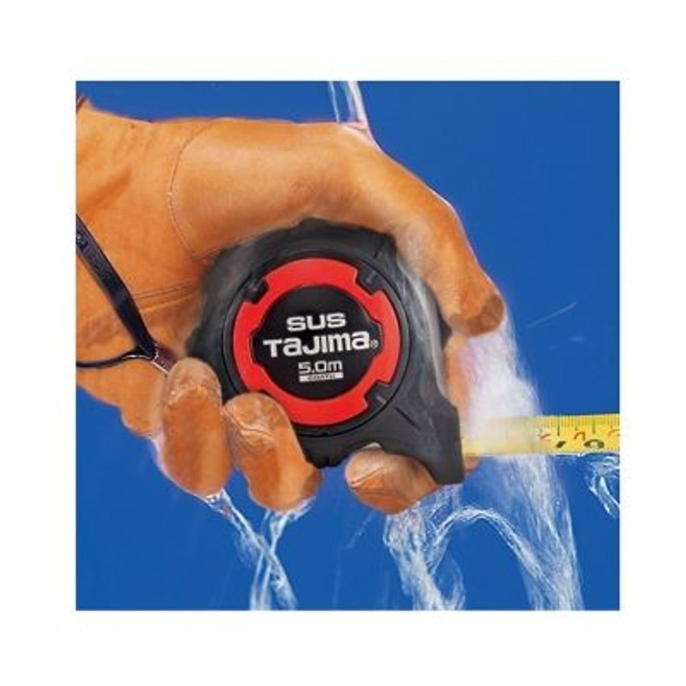 TAJIMA（タジマ）　剛厚ステン 25mm幅5.0m セフマグ　GASFSLM25-50, シルバー, 5m
