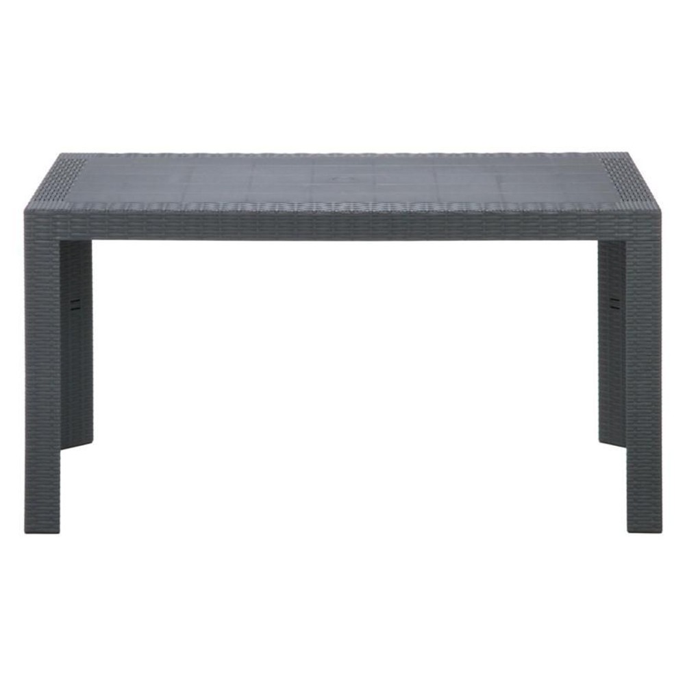 不二貿易  ステラ　テーブル　80&times;140 【メーカー直送・代引不可】, ブラック, 80&times;140cm