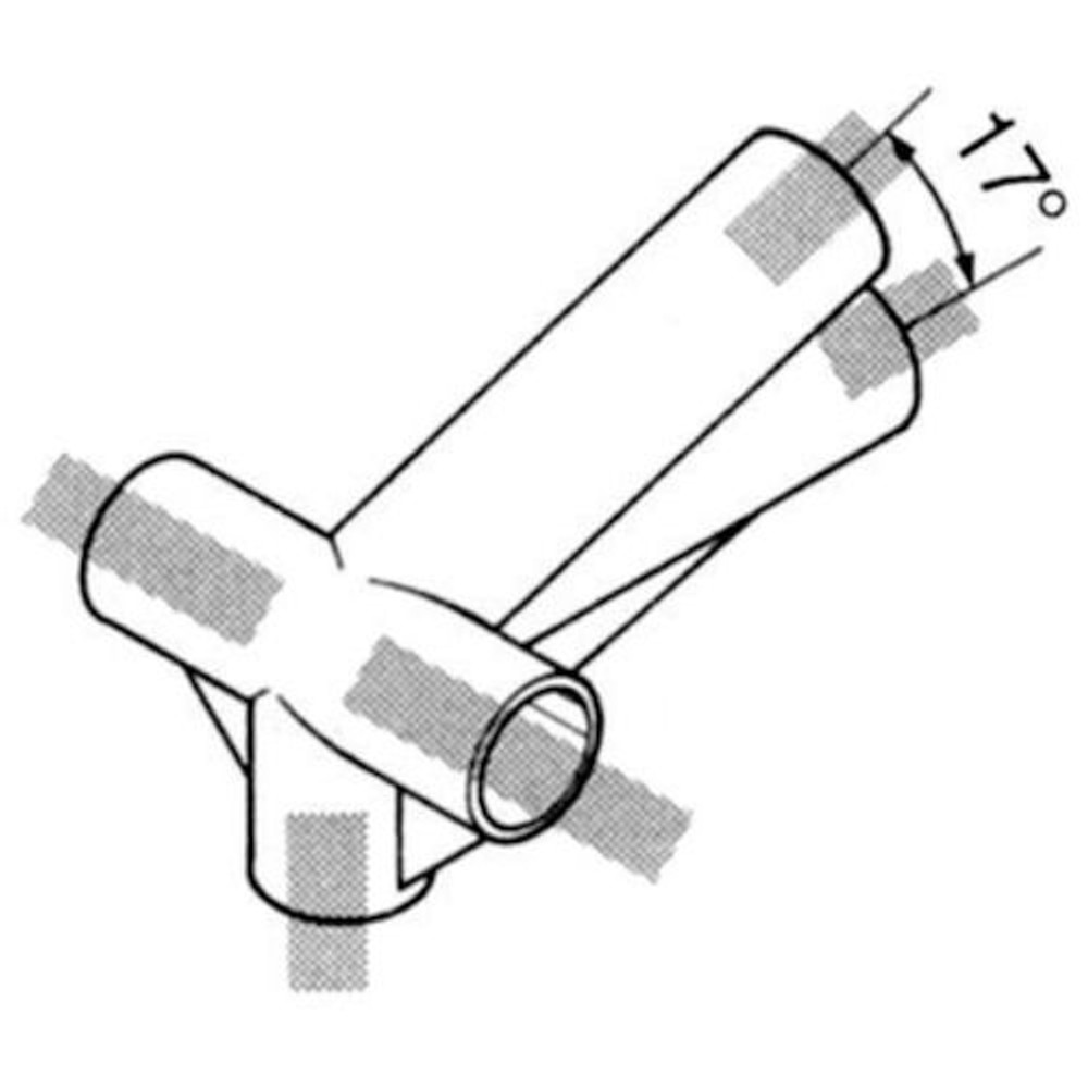 YAZAKI 矢崎化工 イレクタープラスチックジョイント J-11 S 屋根部分用 &Phi;28用, ブラック, J-11 S