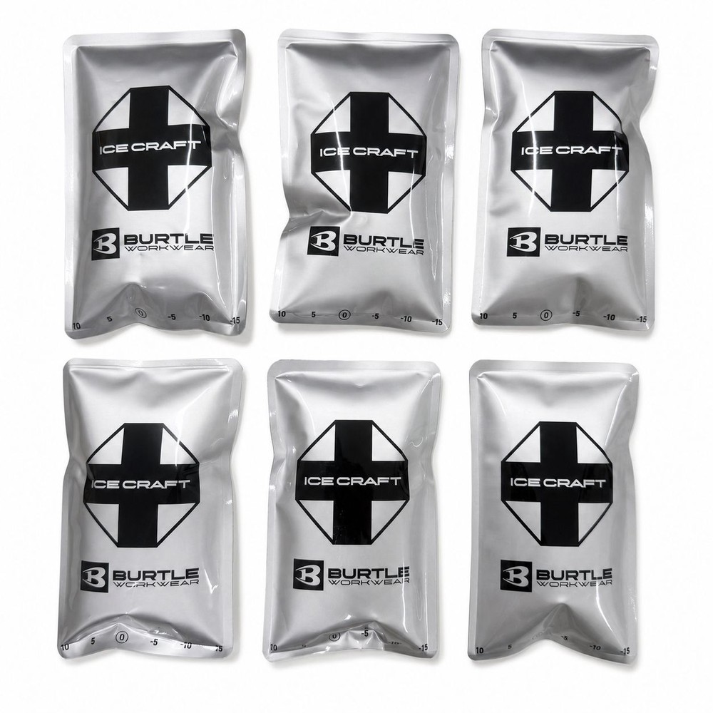 BURTLE バートル IC104 アイスパック（150g）&times;6個, シルバー, 150g&times;6個