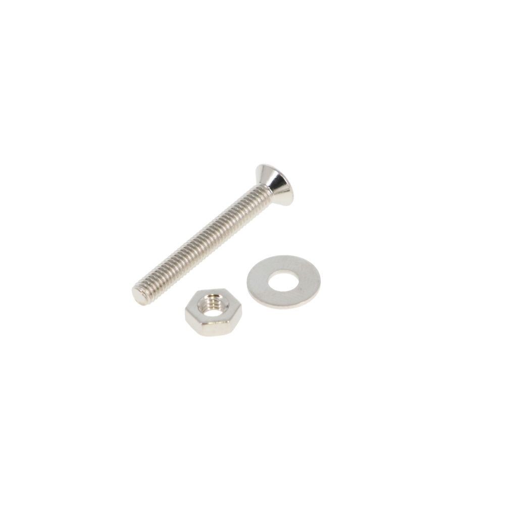 真鍮ニッケル　小ねじ　皿　Ｍ２．６Ｘ２０　ＤＯー４１５, ニッケル, M2.6&times;20mm