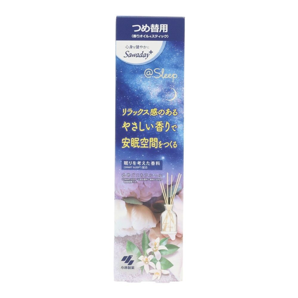 Sawaday＋＠sleep（サワデープラスアットスリープ）　ゆめごこちフルール　つめ替用, ゆめごごちフルール, 70ml