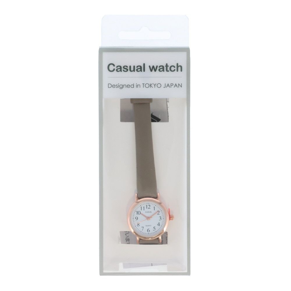 サン・フレイム　腕時計, モカ, レディース