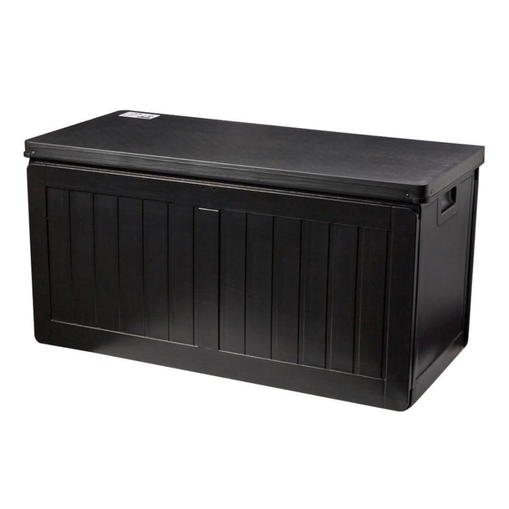 大型屋外分別ストッカー  約190L, ブラック, 190L