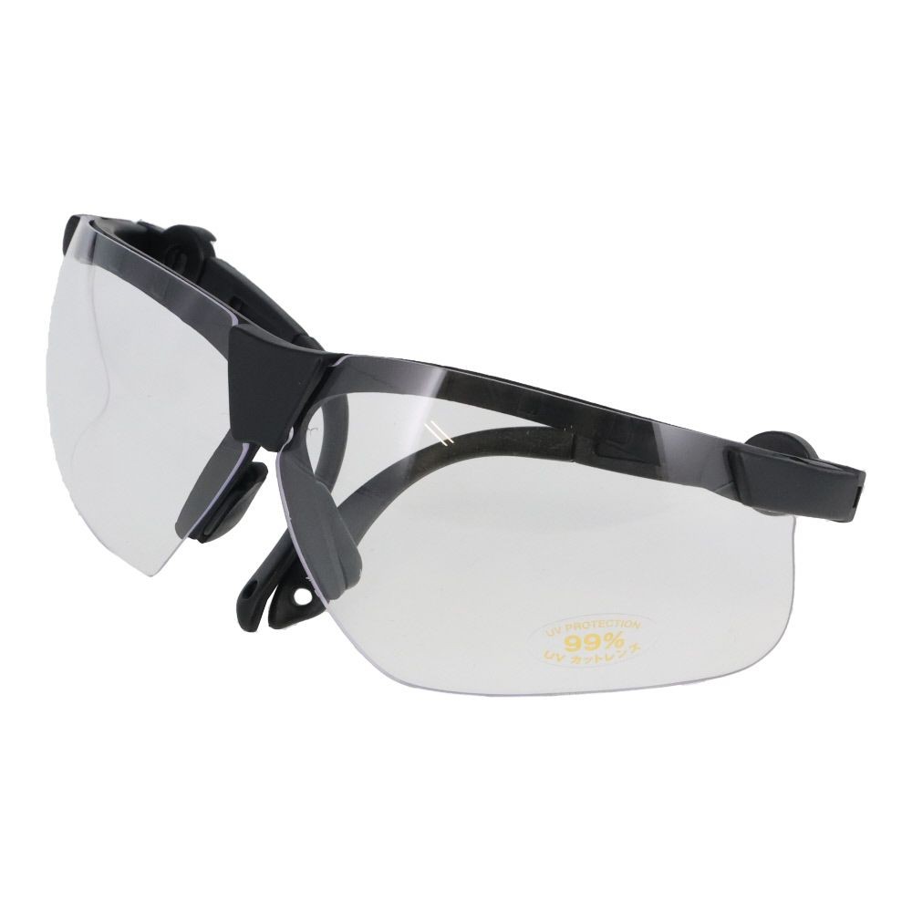 ＧＴ　セーフティーグラス　ＧＴＳＧー０１Ｃ, ブラック, 作業用メガネ