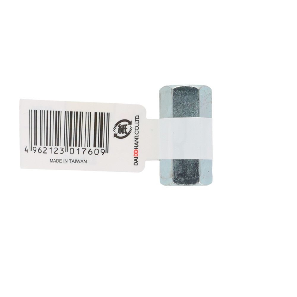 ＤＡＩＤＯＨＡＮＴ　ユニクロ　長ナット　３／８&times;３０, シルバー, 1本入り