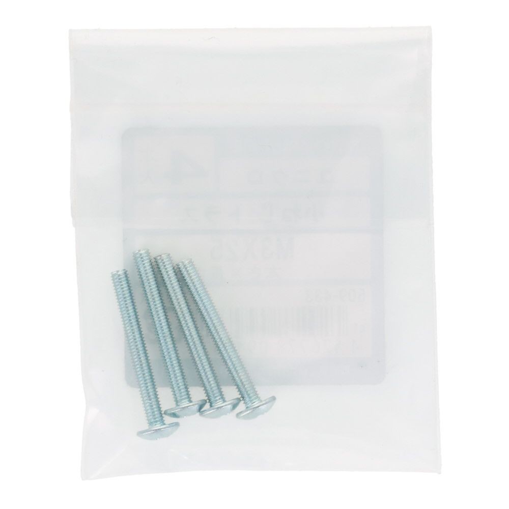 ユニクロ　小ねじ　トラス　Ｍ３&times;２５　４本入, 小ねじ, 4本入り