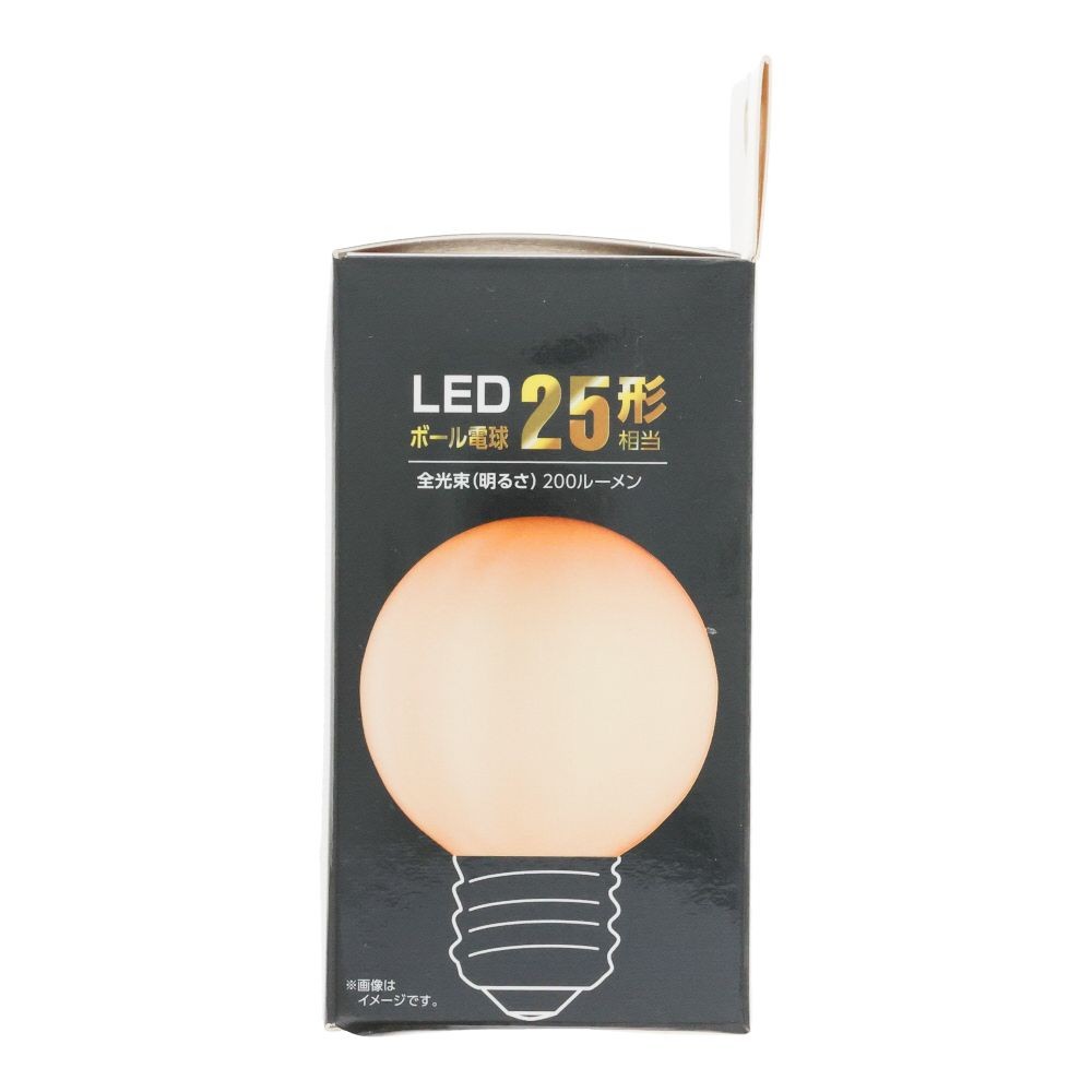 ヤザワ フィラメントLED LDG2LG50WH2, ホワイト, 25形相当
