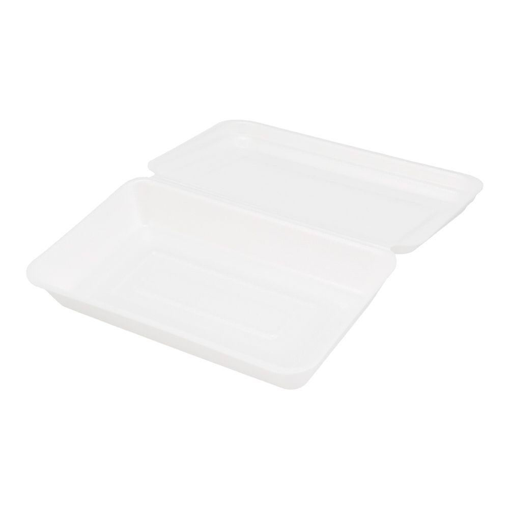 発泡フタ付パック大　１０Ｐ　嵌合式, 白, 大