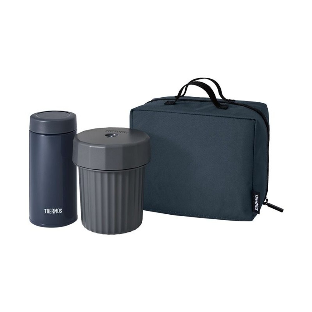 サーモス　ヌードルコンテナー ＪＥＣー１０００ ＮＶＹ, ネイビー, 1人前分