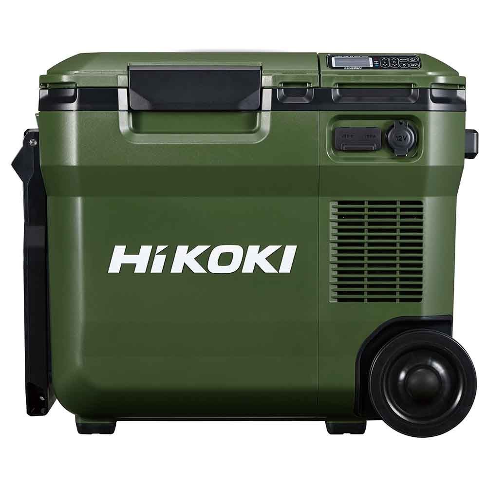 【数量限定】電池２個付 ハイコーキ HiKOKI 18Ｖコードレス 冷温庫 UL18DC (WMGZ) 蓄電池セット＋進呈品 蓄電池付, フォレストグリーン, UL18DC (WMGZ)