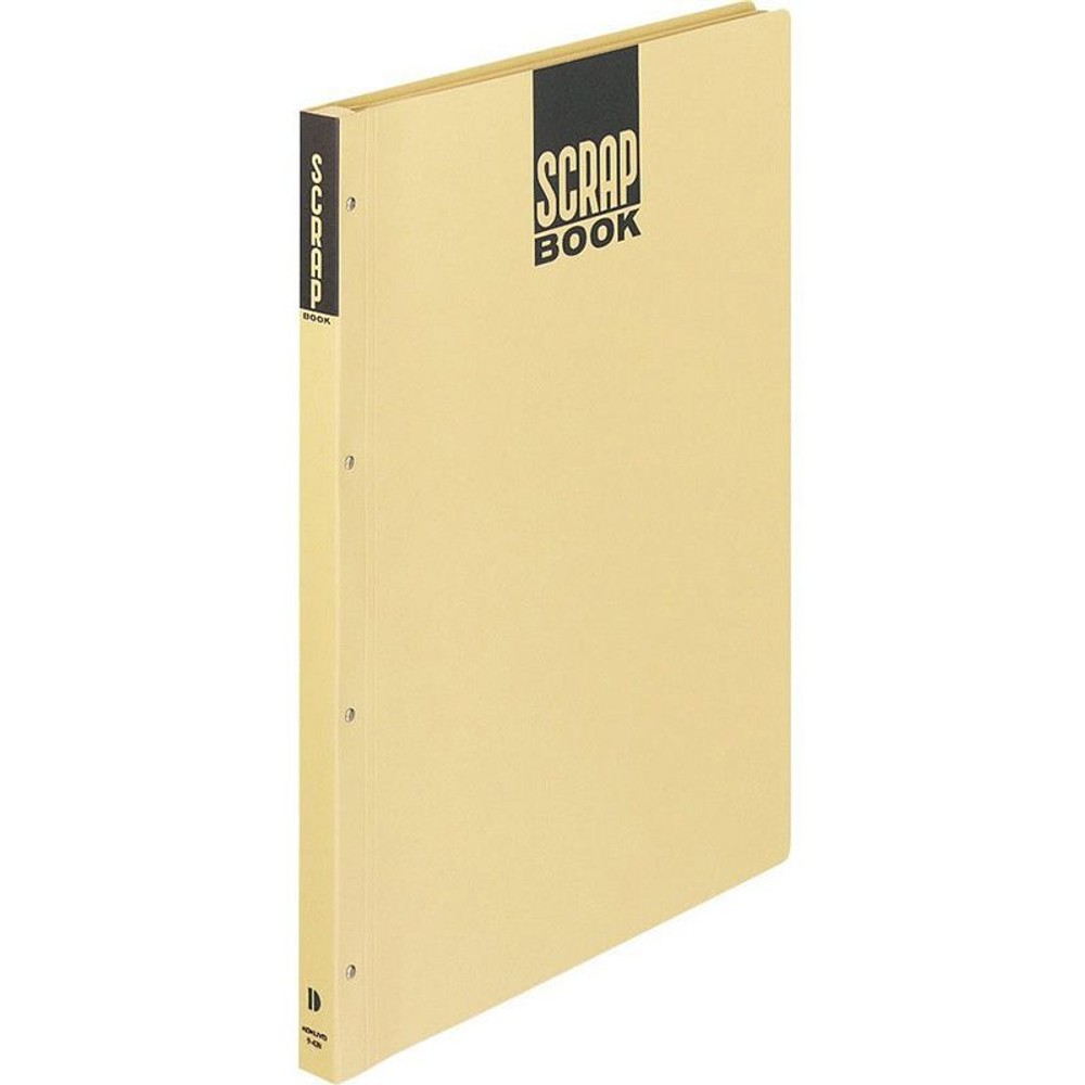 コクヨ　スクラップブック　A3　とじ込み式　無地, クラフト, A3
