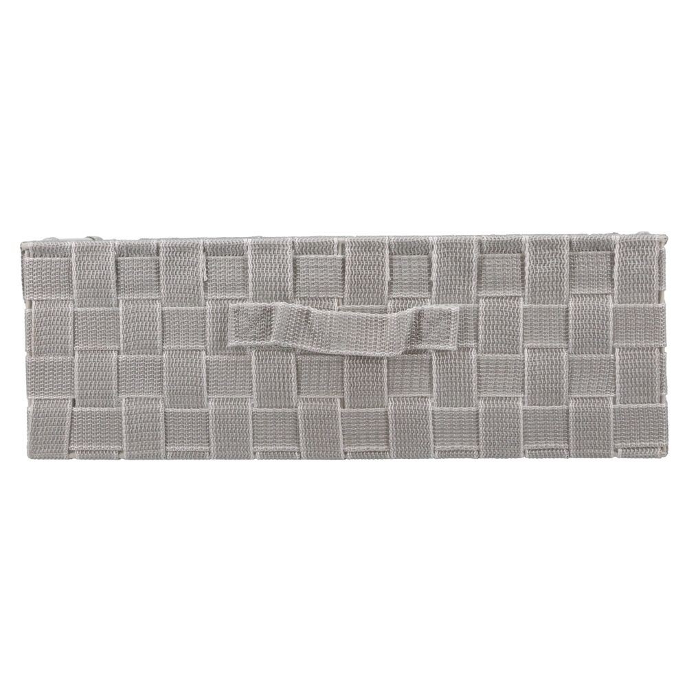 ステンレス取手ＰＰボックス　スクエアＭ横, ネイビー, スクエアM横