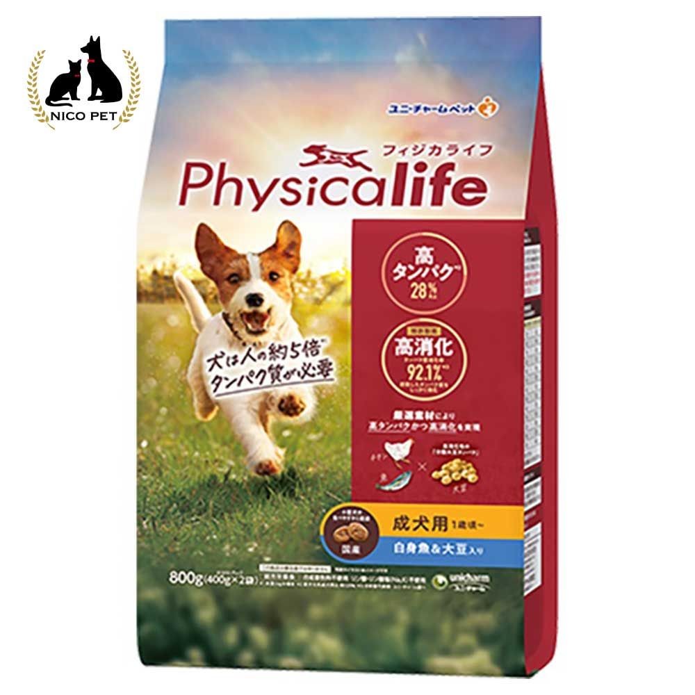 Ｐｈｙｓｉｃａｌｉｆｅ（フィジカライフ）　成犬用　白身魚＆大豆入り　８００ｇ, 成犬用, 800g