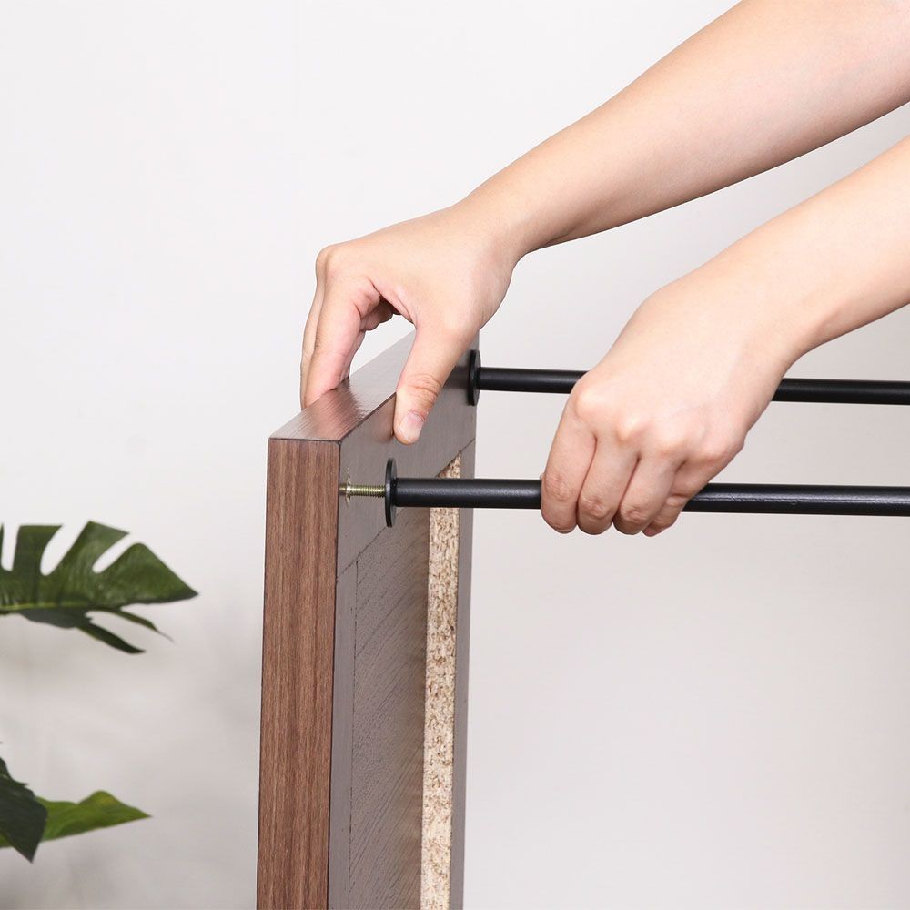 不二貿易 ＥＺＢＯツイストロック　サイドテーブル　ＭＢＲ【メーカー直送・代引不可】, ブラウン, 幅470mm&times;奥行400mm&times;高さ480mm