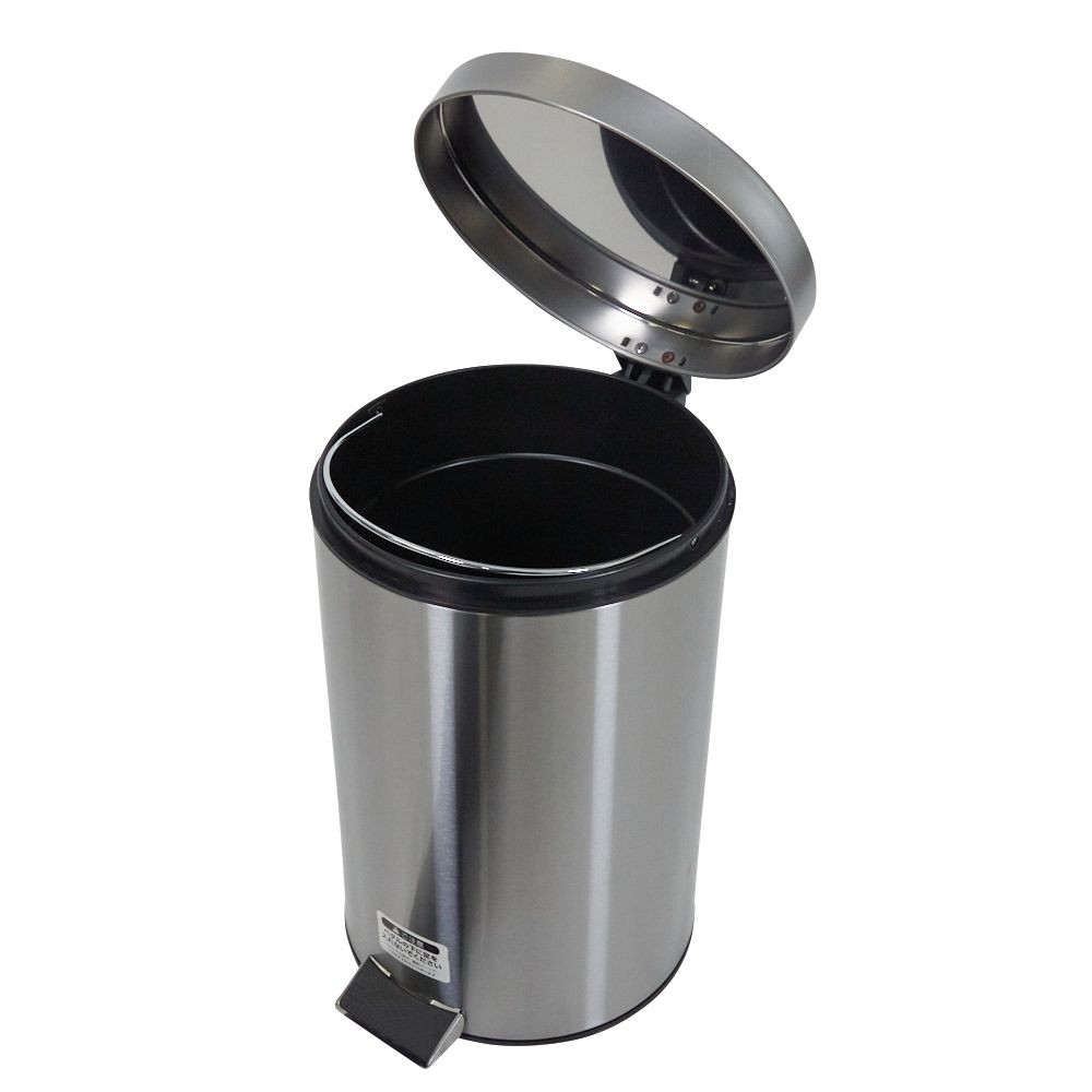 ステンレスペダルペール, シルバー（5.0L）, 5.0L