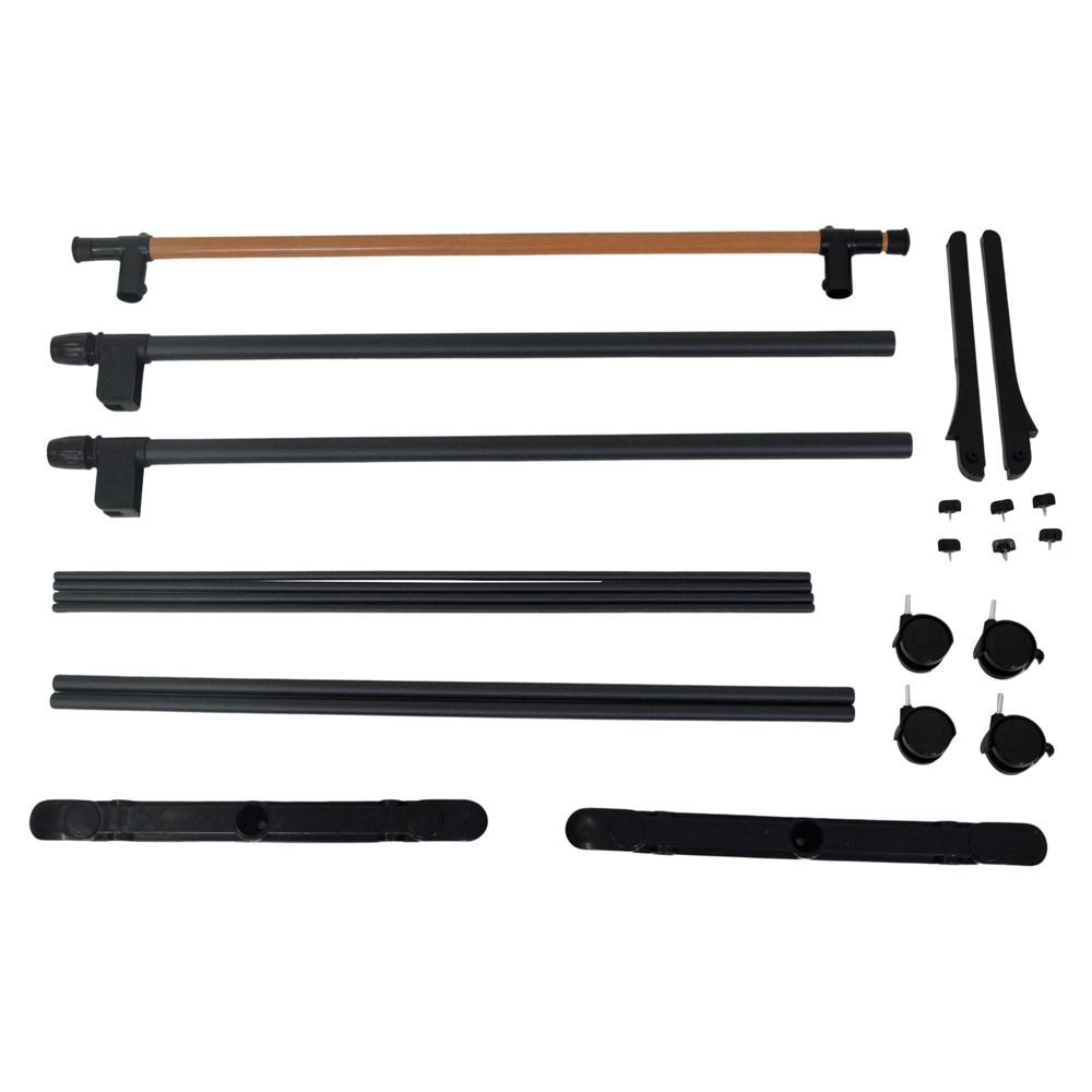 デザイン室内物干しＨ型, ブラック, 91.5cm