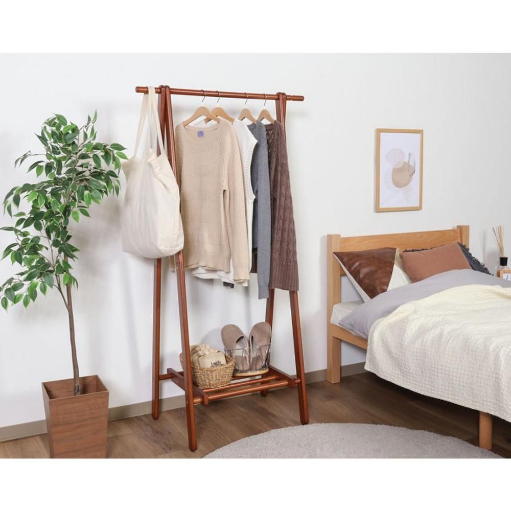 不二貿易  木製ハンガー　ジョイント　75 【メーカー直送・代引不可】, ブラック, （BK）75