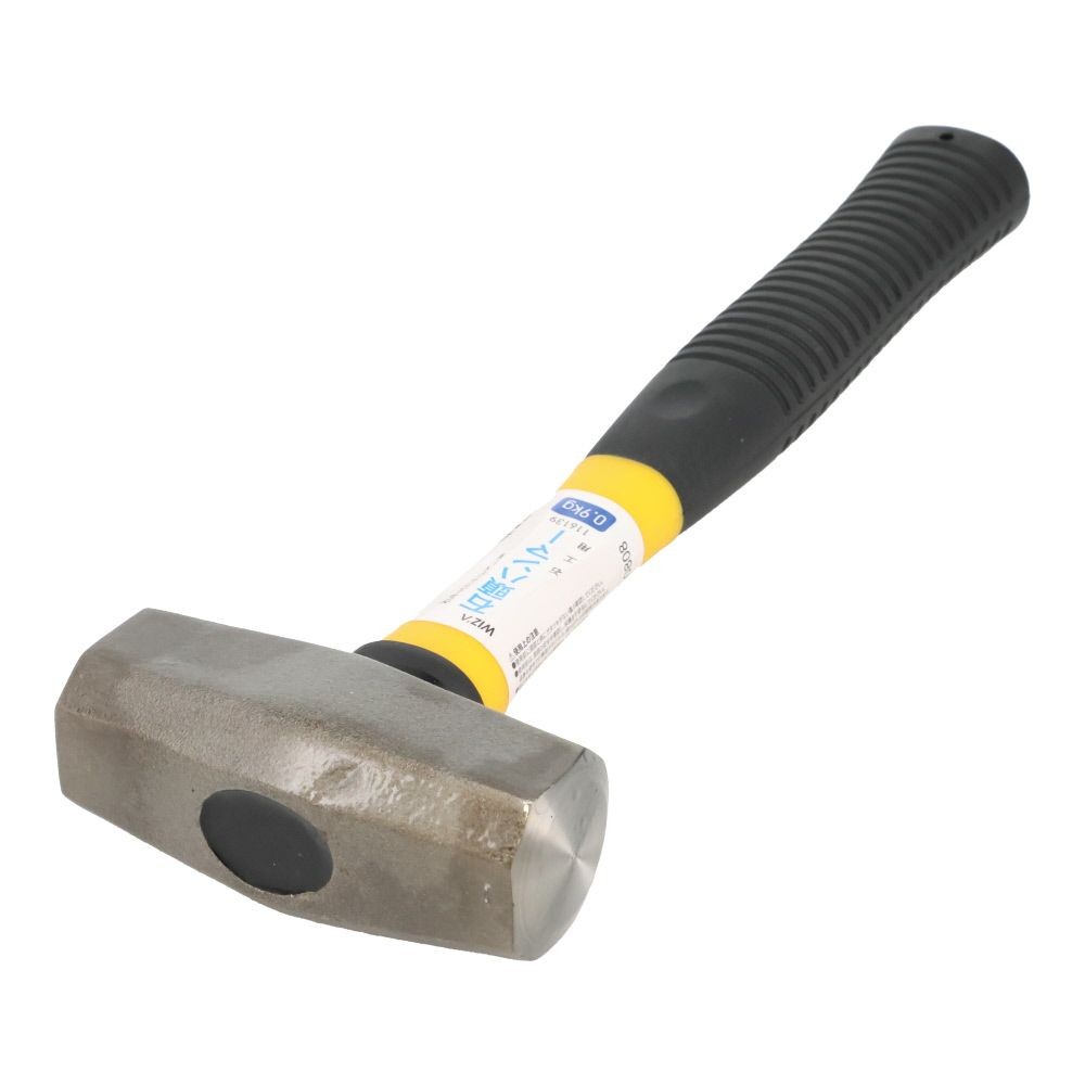 石頭ハンマー　グラス柄　０．９ｋｇ, 石頭ハンマー, 0.9kg
