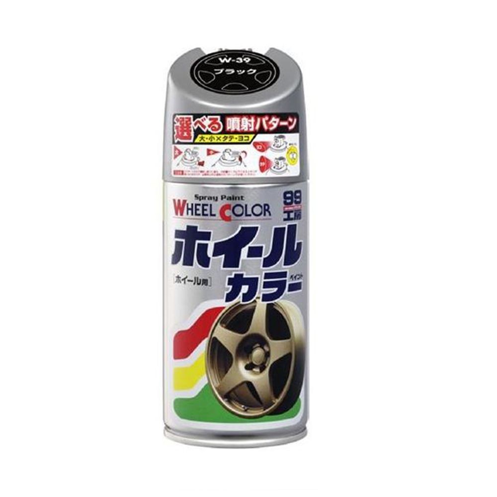 ホイールカラーＢＫ　Ｗ39　07539, ブラック, 300ml