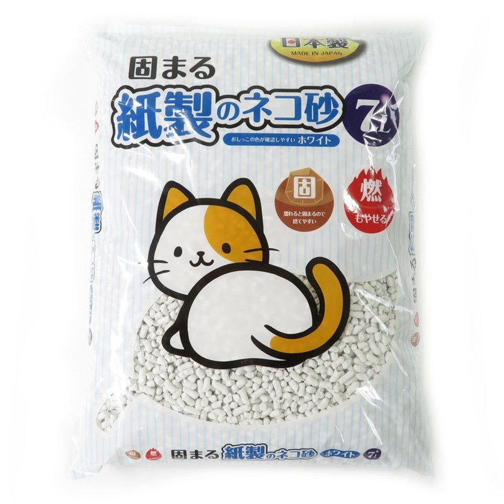 固まる紙の猫砂7Ｌ