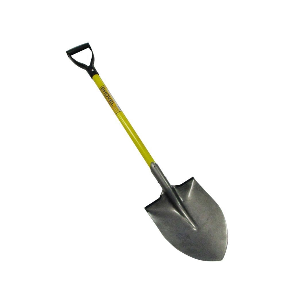 CLUB.J 丸型シャベル 715273, ガンメタリック/イエロー/ブラック, D1085&times;W228&times;H116mm