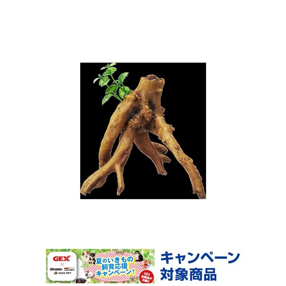 ジェックス　癒し水景　水草付き流木　ブランチ, -, -