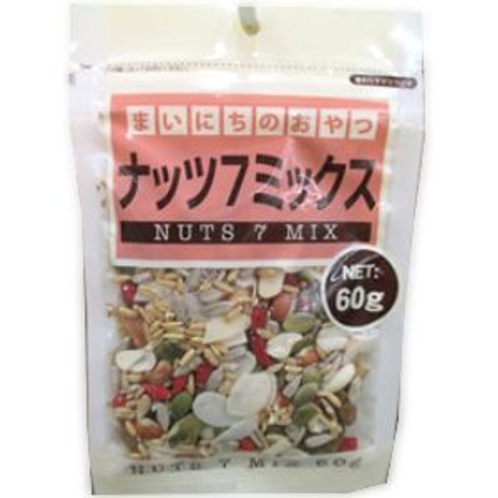小動物のおやつ　ナッツ７ミックス６０ｇ, -, 60g