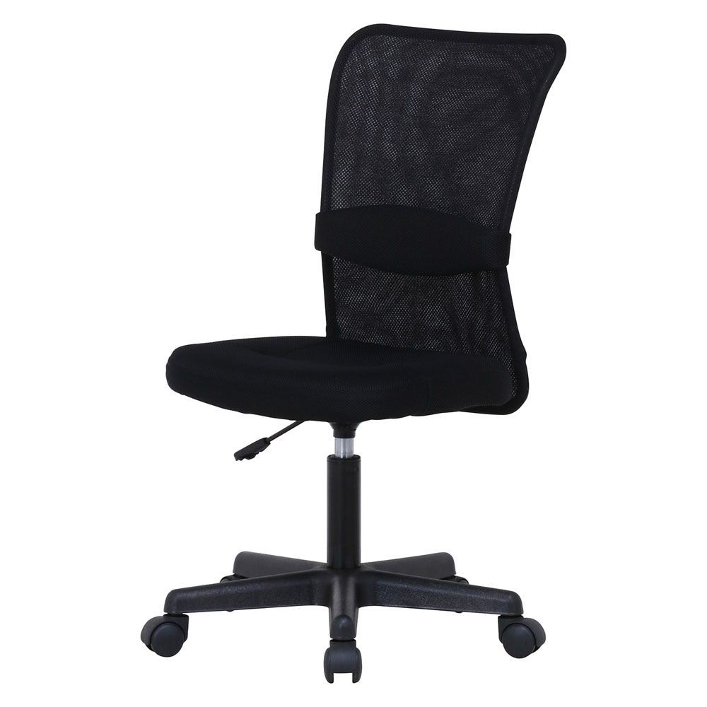 メッシュバックチェアー ハンター【メーカー直送・代引不可】, ブラック, 座面43〜54cm