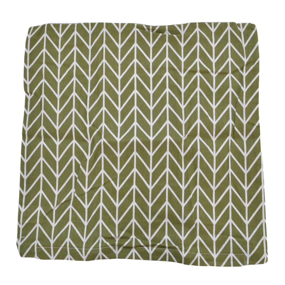 クッションカバー チェック, グレージュ／チェック, 45&times;45cm