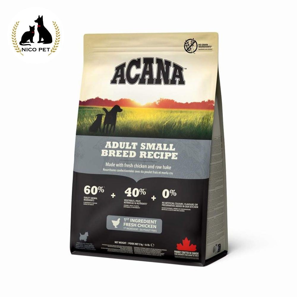 ACANA(アカナ) アダルトスモールブリードレシピ 2kg, アダルトスモール, 2.0kg