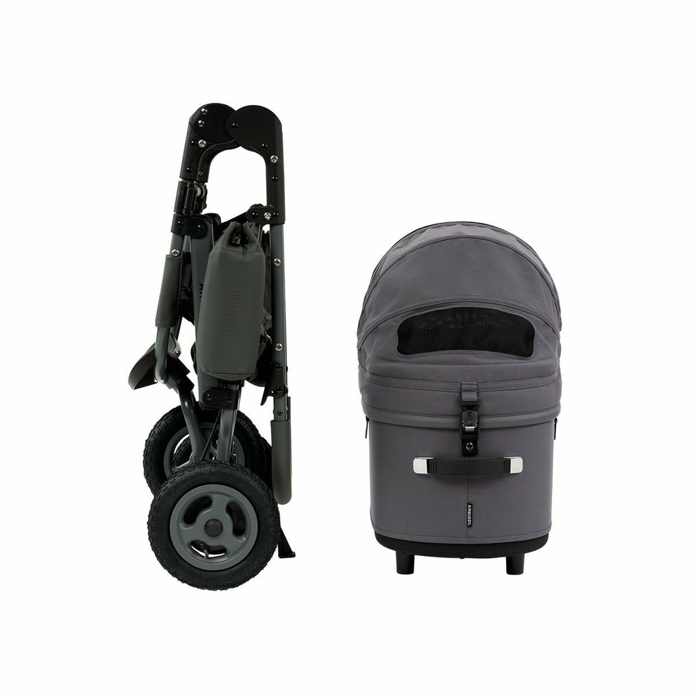 AIRBUGGY エアバギー ドーム3  プレミア ディムグレー  ラージ SET ADLI0160【メーカー直送・代引不可】, グレー, ラージ