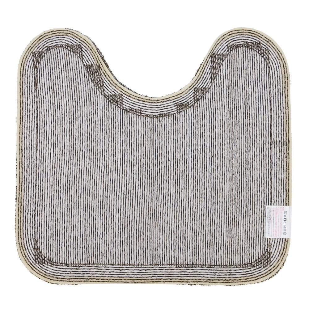 センコーＮＥＯツイード2トイレマット, グレー, 55×60cm