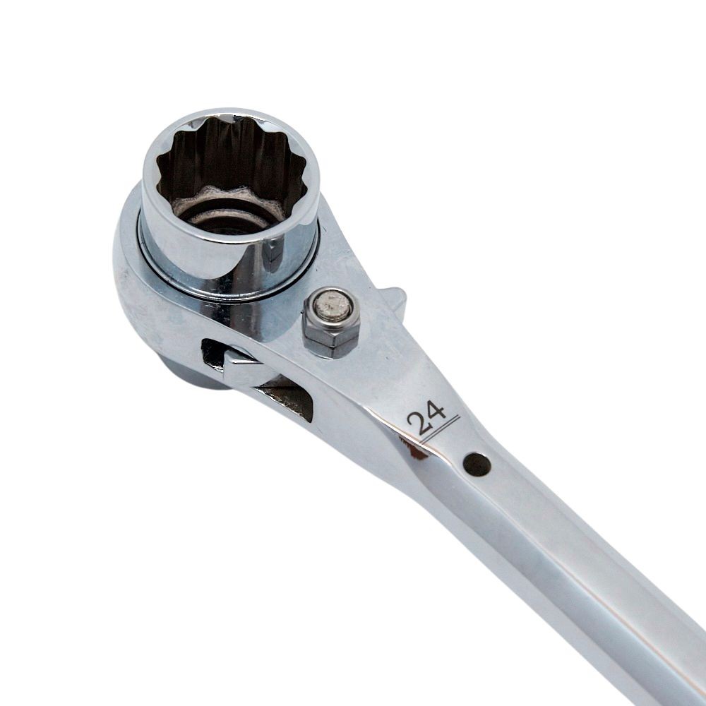 MUSTTOOL ラチェットレンチ ストレートシノ付 RW-1924S, -, -