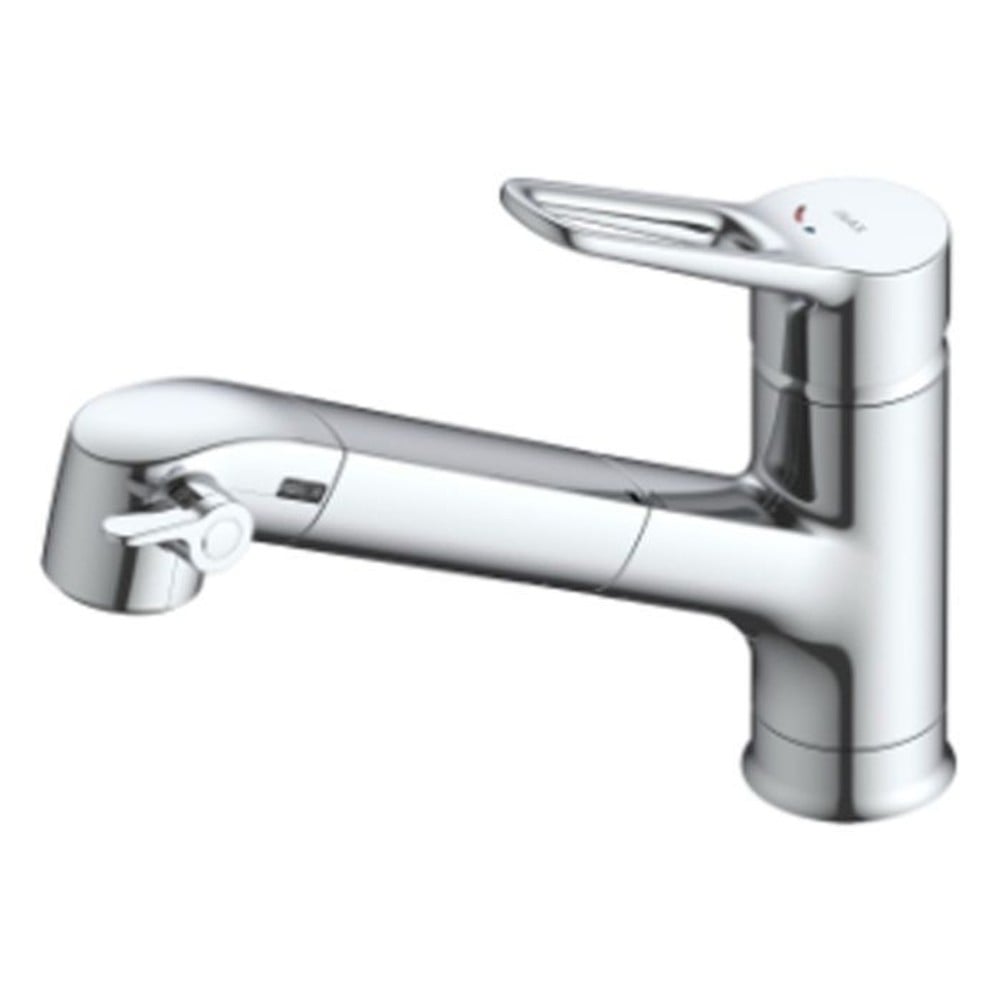 LIXIL INAX　キッチン用　浄水器内蔵シングルレバー混合水栓　RJF-1071Y, シルバー, 一般地用