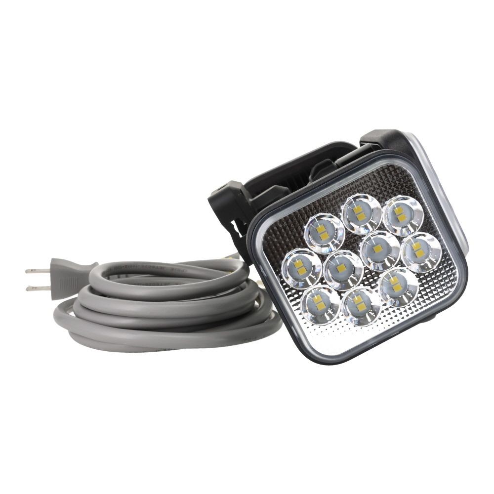 １４Ｗ３灯　フリーアーム式LEDセンサーライト　コンセント式　ＬＡー３０４２, 黒, LA-3042