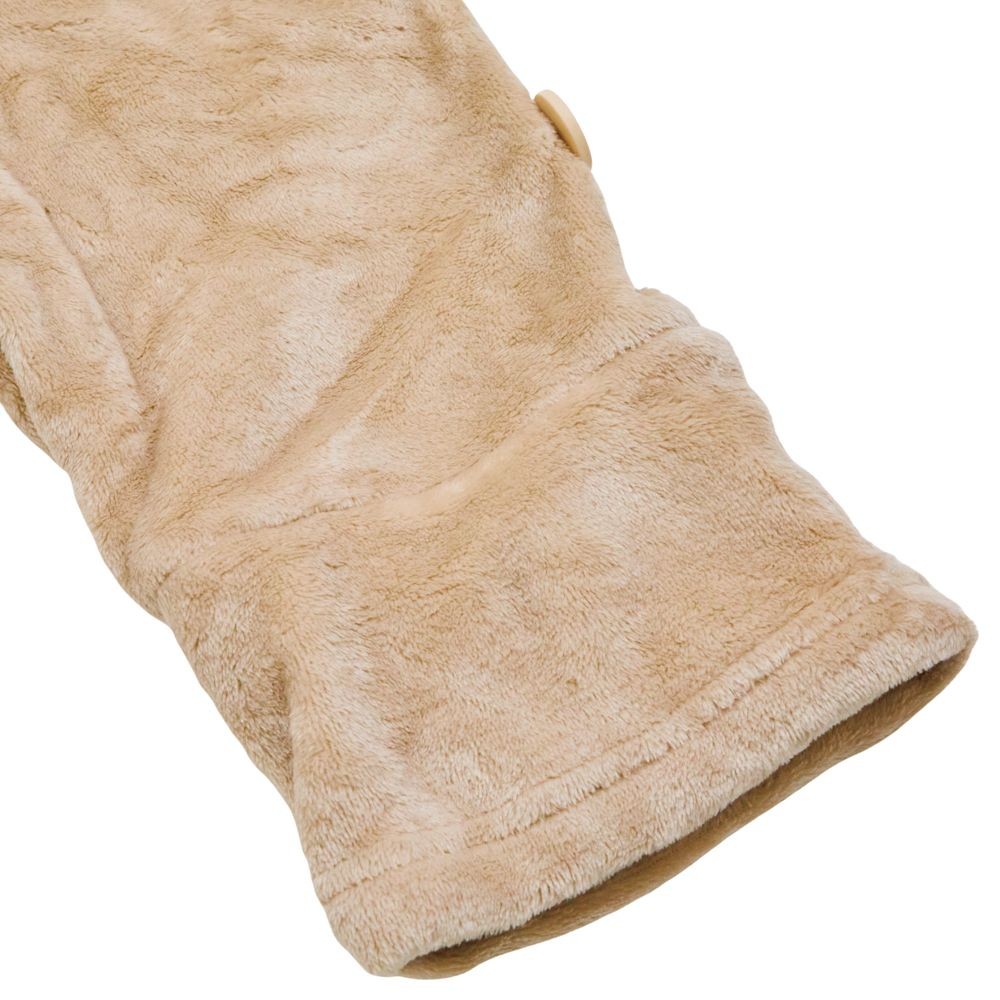 WIZ'A　ウィザ　着る毛布フードタイプＢＥ, ベージュ, 120cm