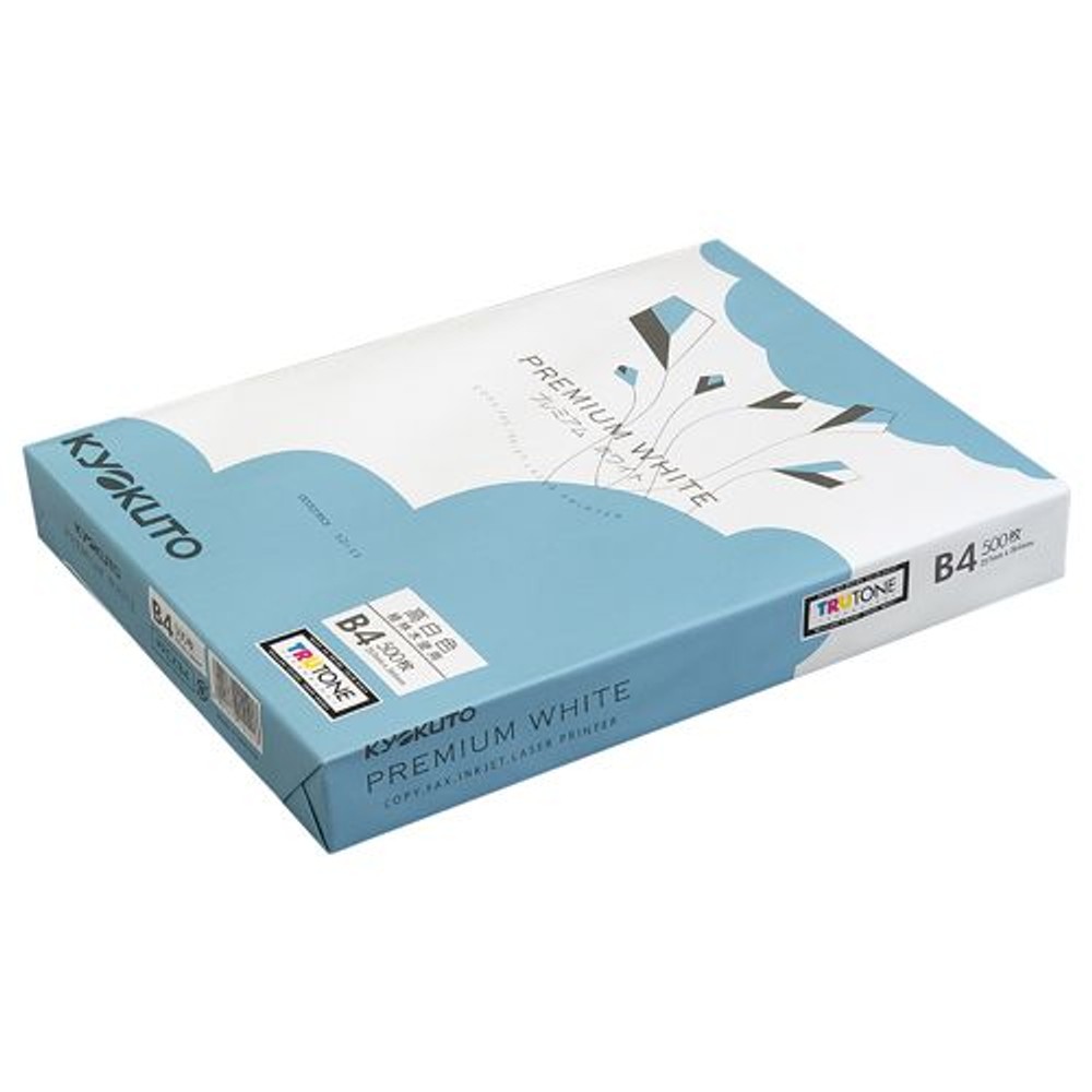 コピー用紙　インクジェットプリンター対応 500枚, ホワイトB4, B4