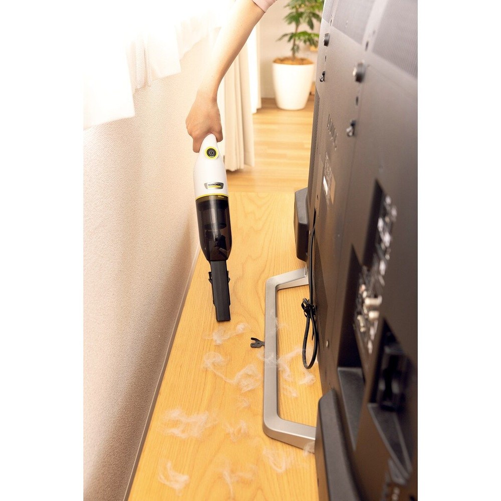 KARCHER（ケルヒャー） 家庭用ハンディクリーナー CVH 3 Plus, ホワイト, 長さ380&times;幅76&times;高さ76mm