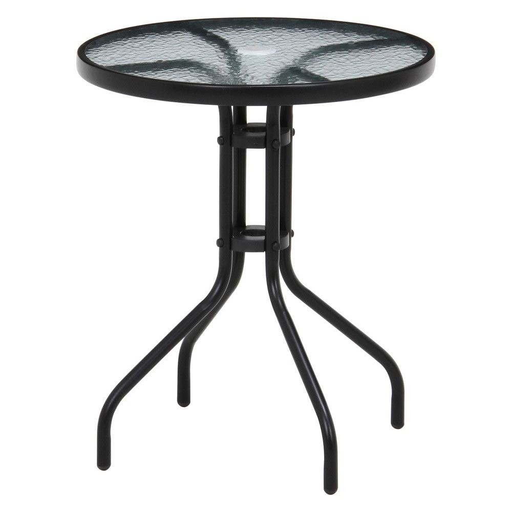 ガラステーブルＢＫ　ＦＢＣー01【メーカー直送・代引不可】, ブラック, ガラステーブル