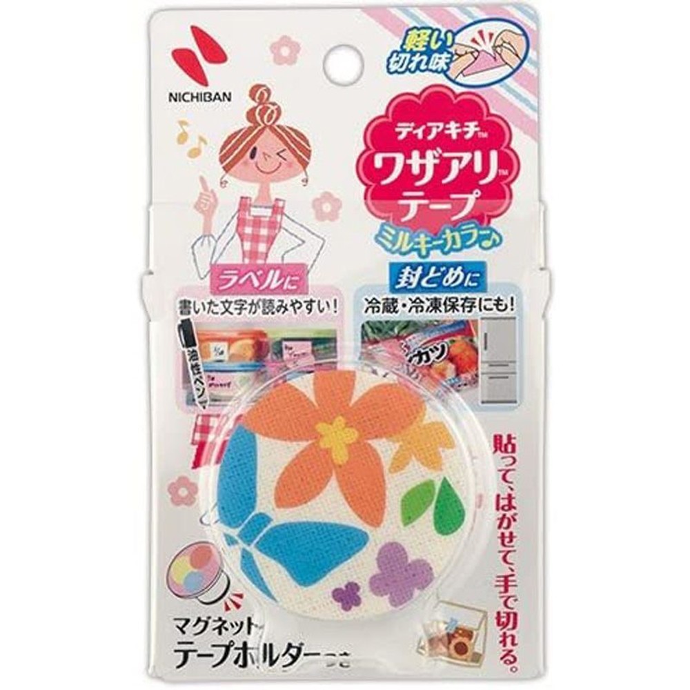 ニチバン　ワザありテープホルダー付, ピンク, 25mm×6m