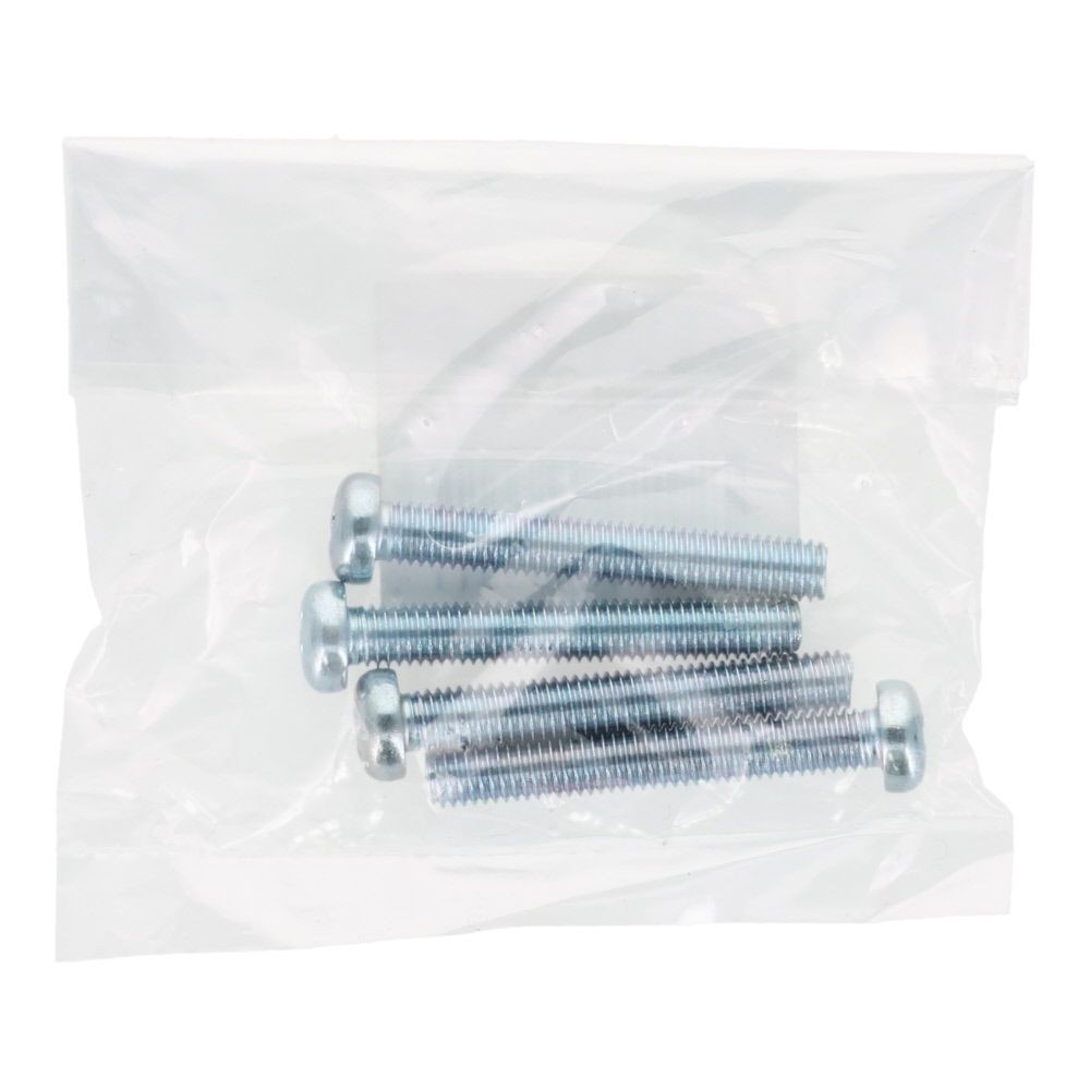 小ねじ　なべ　ユニクロ　Ｍ５&times;３５ｍｍ　４本入, シルバー, M5&times;35mm