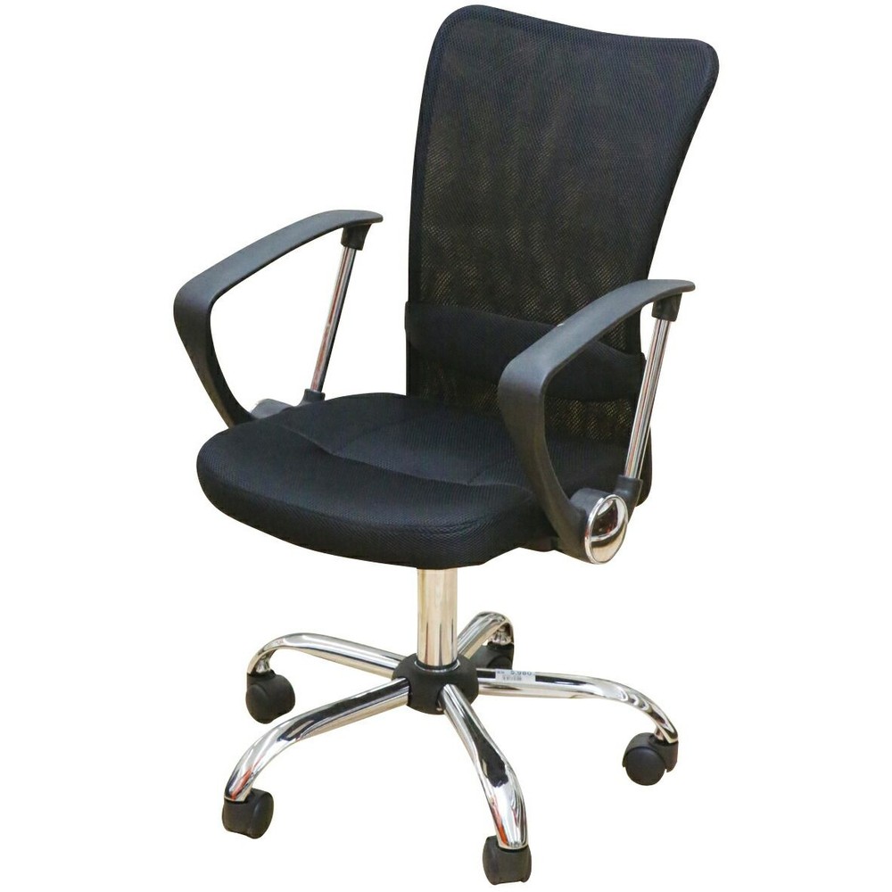 肘付メッシュチェアー VHOー298, ブラック, その他サイズ1