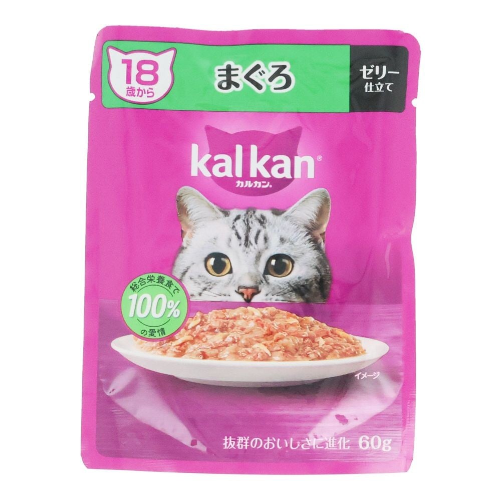 カルカンパウチ　１８歳から　まぐろ, １８歳から　まぐろ, 60g