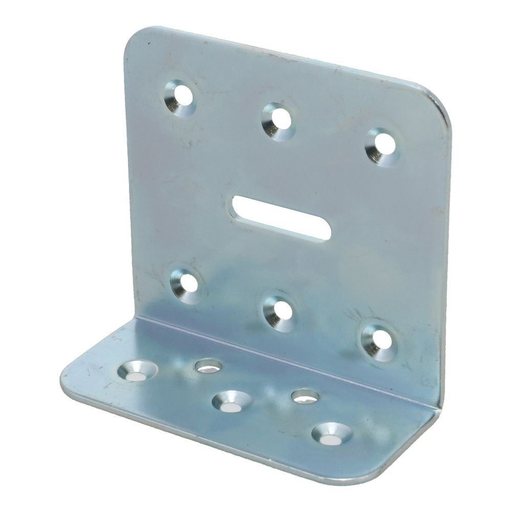 ２×４メッキ金具Ｌ型タイプ　８０×３７×７５, メッキ, L型