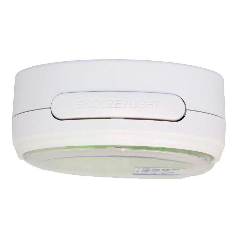 ウィザ WIZ'A コンパクトなアナログ目覚まし時計, ホワイト, WIZA-T048